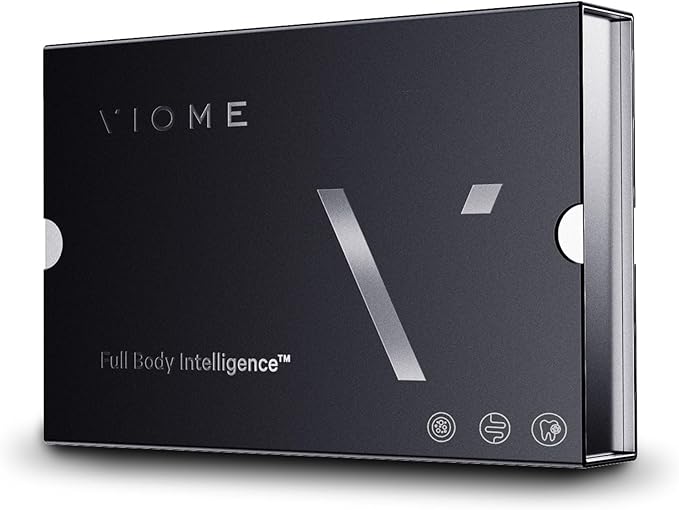 Viome at-Home Full Body Intelligence 3-in-1 Test Kit for Women &amp Men 50+ Health Scores from Blood Saliva and Stool Comprehensive Gut Microbiome Analysis Biological Age BioHacker Friendly