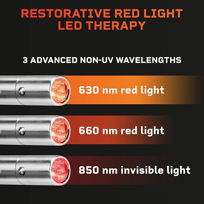 Lifepro Red Light Therapy Belt with Infrared &amp Red Light Therapy Lamp for Body Joints &amp Muscles Pain Relief