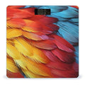 Fantastic Parrot Feather Bathroom Scale Large LCD Backlight Display Digital Scale Rounded Corners Body Scales Automatic Power On/Off Bathroom Scales for Home Bedrooms