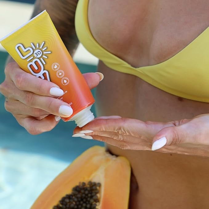 L-UV clearly! SPF 30 Jelly Face Sunscreen Invisible &amp Lightweight Broad-Spectrum UVA/UVB Protection Sensitive Skin Safe Fragrance-Free Hydrating with Ceramides &amp Pomegranate Seed Oil 2.5