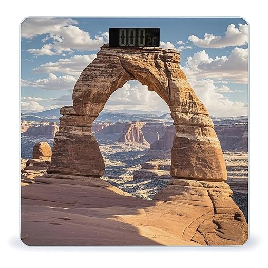 Arches National Park Scale for Body Weight Smart Scales Digital Bathroom Scale High Precision Weighing Scales with Large Display Weighing Machine for People