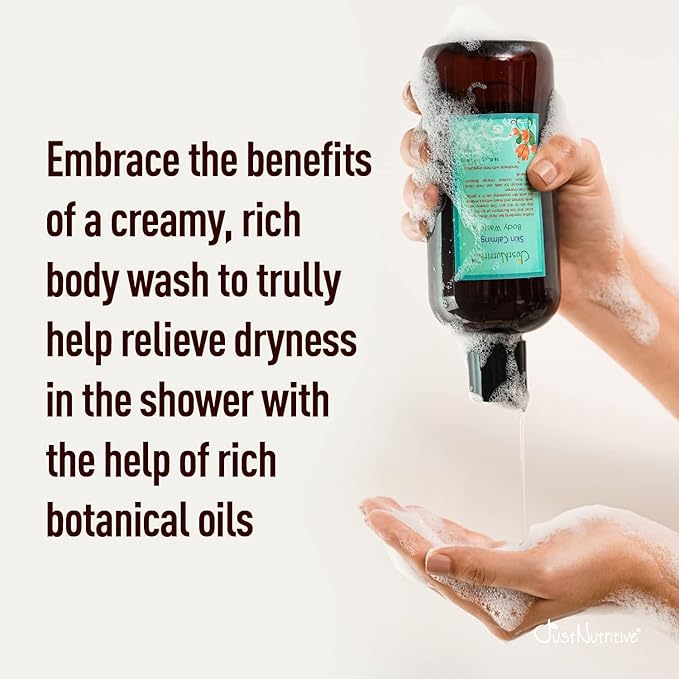 Just Nutritive Skin Calming Body Wash | Best Body Wash for Your Skin | Natural Body Wash 16 oz