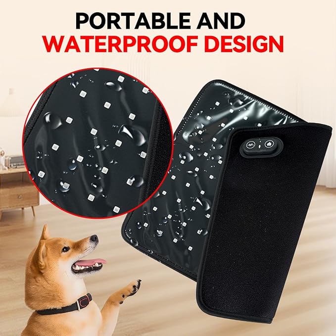 Red Infrared Light Therapy Pad for Pets126-LED 660nm850nmWearable Infrared Device for Stiff Joints &amp Back Comfort Flexible Wrap Straps (2 Pcs)