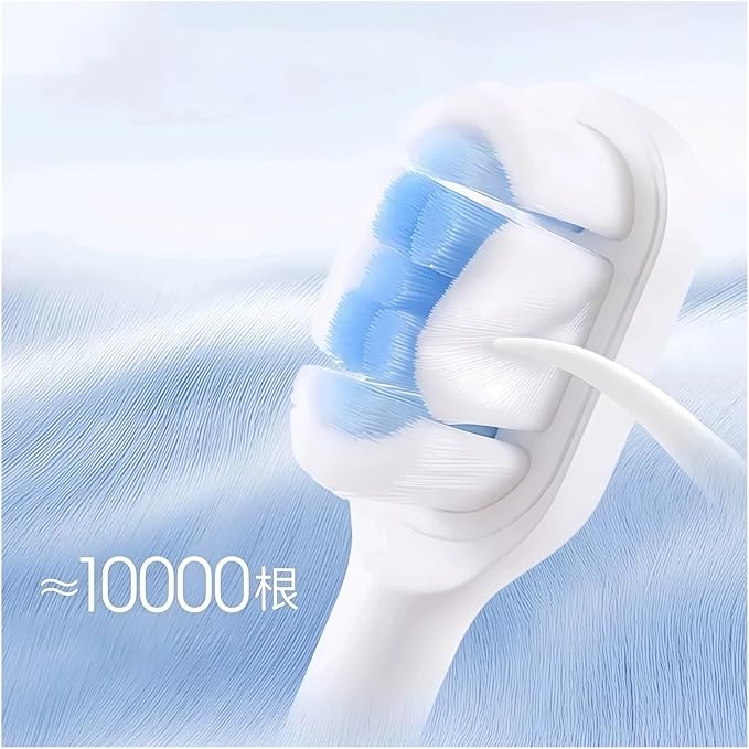 Replacement Toothbrush Heads Compatible with SOOCAS X3S/X3U/X3pro/D2/D3S/D5 Sonic Electric Tooth Brush Head Nozzle Jets(4 Soft White)