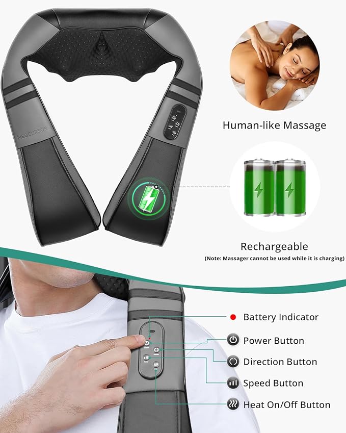 Medcursor Neck Massager and Foot Massager