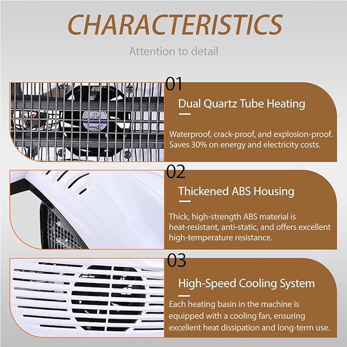 Efficiency Color Drying ProcessorVertical Hair Dryer AcceleratorProfessional Salon Spa Rolling Hair Steamer ConditionerWall Mounted Hairdressing Dryer vertical-110v