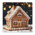 Sweet Gingerbread House Scale for Body Weight Sturdy Tempered Glass Weighing Scales with LCD Display Accurate Digital Bathroom Scale Convenient Body Fat Smart Scales Easy Read