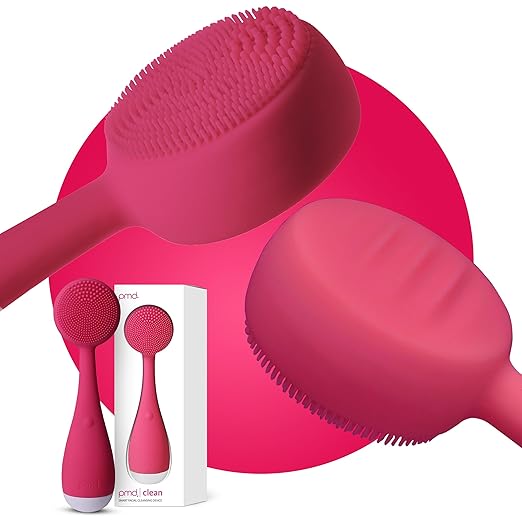 PMD Clean - Smart Facial Cleansing Device with Silicone Brush &amp Anti-Aging Massager