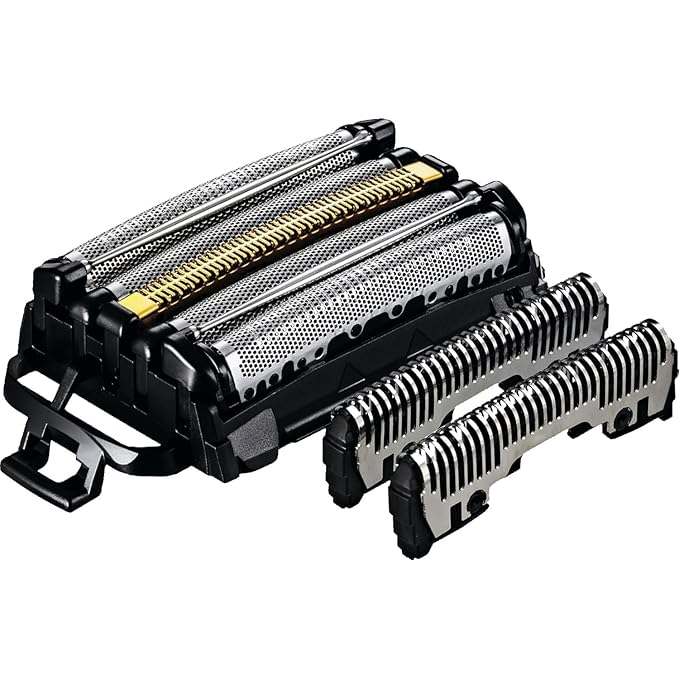Replacement WES9040Y1361 Shaver Outer Foil And Inner Blade for Panasonic ES-LV9U / ES-LV6U Electric Razor for Men with Pop-up Trimmer -Wet Dry 5-Blade Electric Shaver Combo Pack Accessories