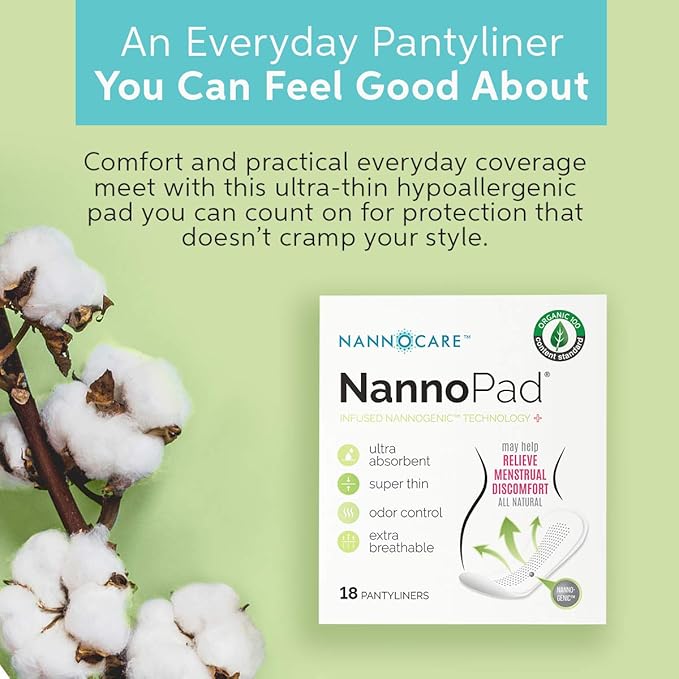 Organic Pantyliners - Organic Cotton Pads - Thin Period Pads – Nannocare Feminine Hygiene Products