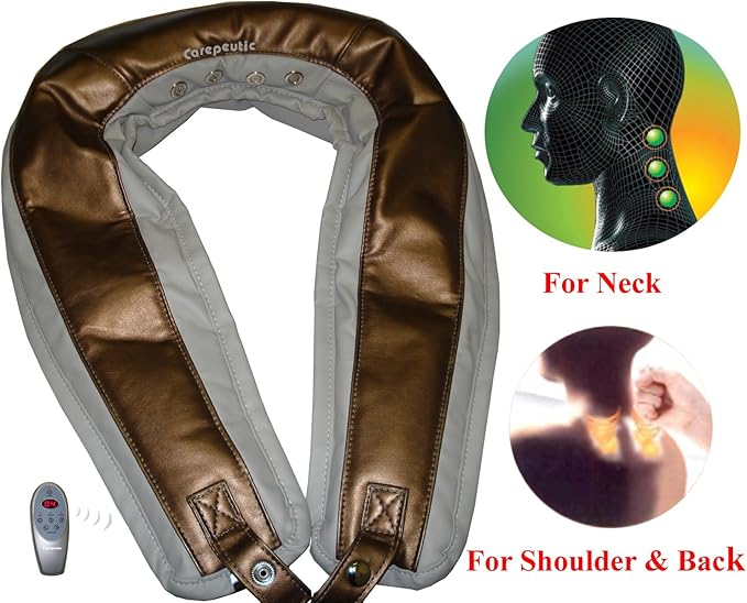 Carepeutic Remote Control Deluxe Neck and Shoulder Percussion Massager
