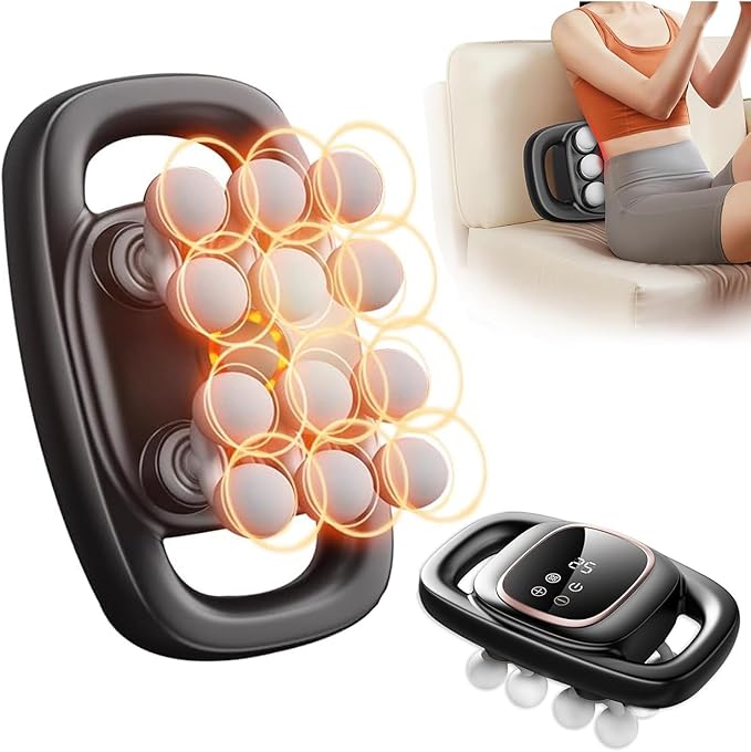 12 Heads Muscle Massage Gun Deep Tissue with 3 Model &amp 30 Levels Cordless Quiet Back Massager for Pain Relief Deep Tissue Neck Massager Birthday Gifts for Men 4k Smart Display