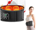 Cordless Back Massager with Heating Pad – Inflatable Lumbar Belt for Lower Back Pain Relief Deep Tissue Vibration Massage Sciatica Support &amp Muscle Recovery for Men and Women