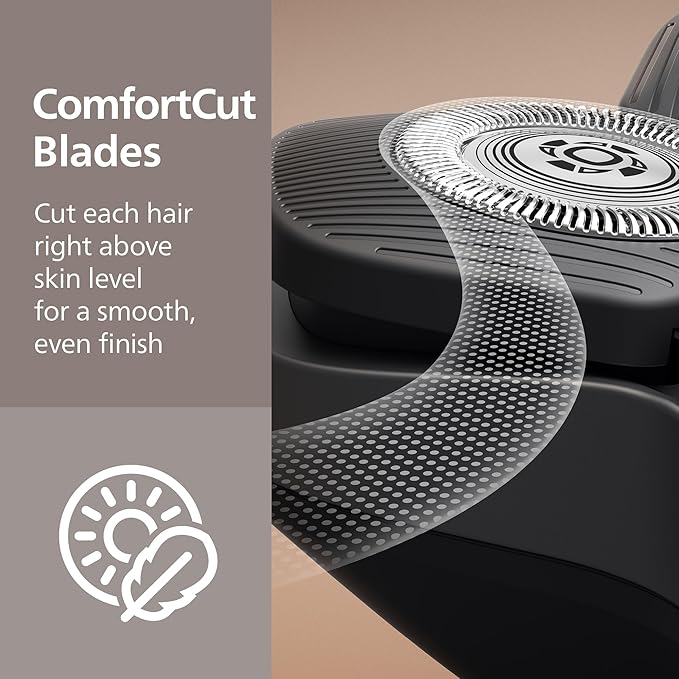 Philips Norelco Head Shaver Pro 7000 Series - Electric Shaver for Men and Women 360° Flexing Head &amp ComfortCut Blades for Clean Shave Gentle on Skin Model HS7980/40