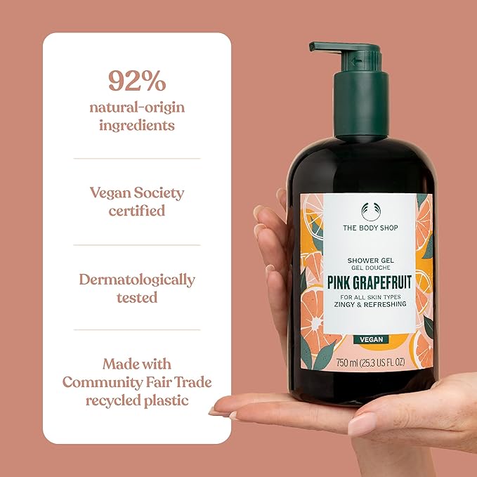 The Body Shop Pink Grapefruit Shower Gel 25.3 Fl Oz