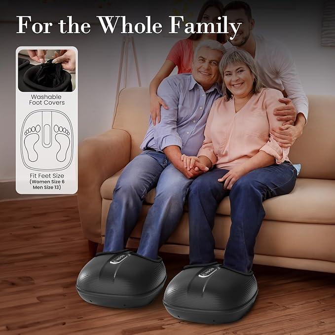 Foot Massager with Heat FSA Eligible HSA Shiatsu Feet Massager with Remote Control Multi-Level Compression Deep Knead Foot Massage for Neuropathy &amp Plantar Fasciitis Gifts for Women Men