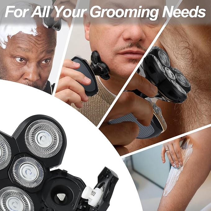 Pro 5 Replacement Blades for Freebirds Flexing Series Bald Head Shavers Blades Refills with Precision and Comfort Shave(Pack of 4)