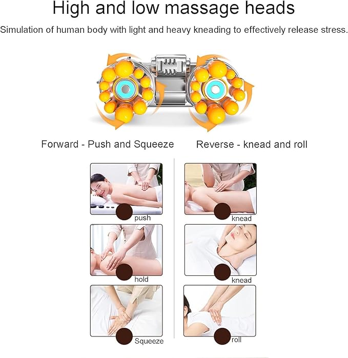 Full Body Electric Massage Mat with Heat PadFull Body Massage Bed with Neck Massage Pillow10 Vibrating Motors 4 Heating Pads for Back ReliefMassagers for Neck Back
