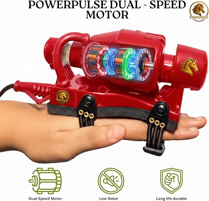 Powerful Double Speed Floating Action for Full Body Massager Corded Electric Powered Barber Massager Red