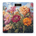 Colorful Flower Scale for Body Weight Digital Bathroom Scale Precision Smart Weighing Scales with Clear LED Display Accurate High Precision Scales Weighing Machine
