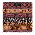 African Mud Cloth Tribal Scale for Body Weight Anti-Slip Sturdy Tempered Glass Weighing Machine Highly Digital Accurate Bright LCD Bathroom Scale for Household Gift