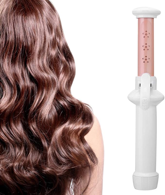 Hair Curler Ceramic Curling Iron Fast Heating Cordless Use 2500mAh Battery Ergonomic Handle Tourmaline Ceramics Charming Hairstyle Air Vent Rapid Air Discharge Dry Wet