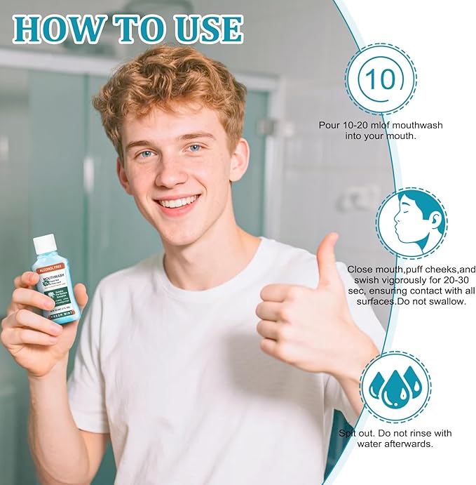 100 Pack Mini Mouthwash Travel Size BulkPortable Mint Mini Mouthwash Bulk 35ml/1.2 Fl Oz Individual Small Mouth Wash for TravelHotelOfficeToiletry Kits