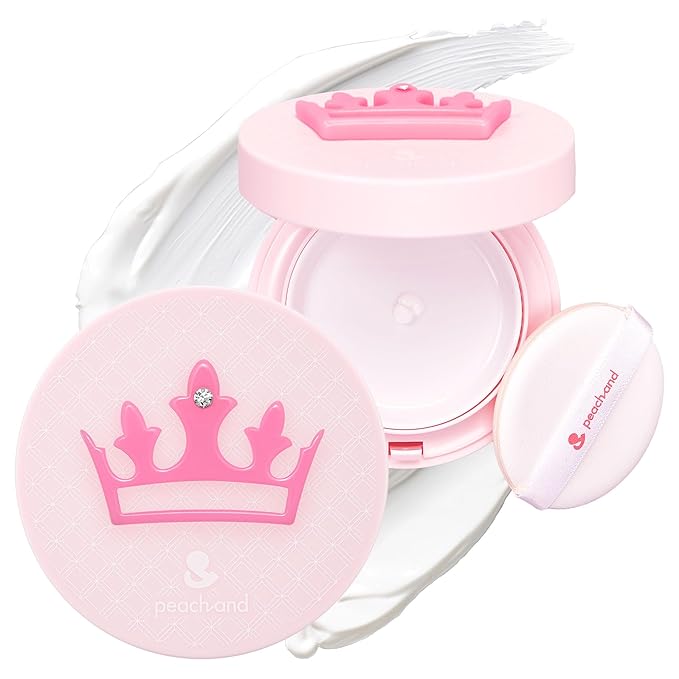 peach and Kids Sunscreen Mineral Sunscreen SPF50+ PA++++ Tested for Sensitive Skin Baby &amp Toddler Gentle Formula Non-Greasy Kids Travel Essentials (Pink Tiara)