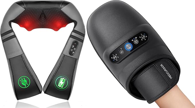 Medcursor Neck Massager and Hand Massager with Heat