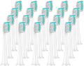 20Pcs Replacement Brush HeadsCompatible for Sonicare HX3/HX6/HX9 Series Toothbrush(20Pcs White)