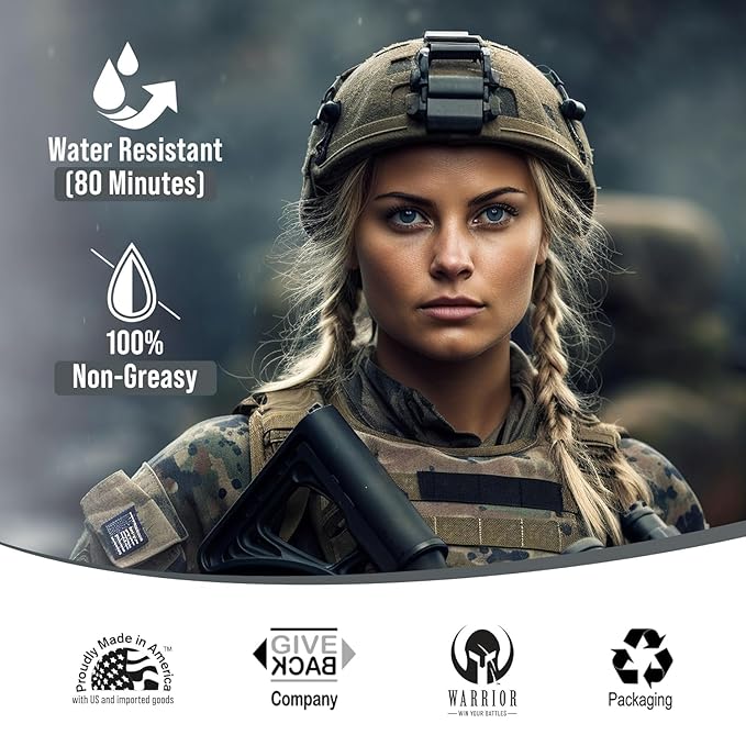 WARRIOR - WIN YOUR BATTLES- SPF 50 Tinted Sunscreen for Face - Zinc and Titanium Tinted Moisturizer with SPF - Water Resistant Non-Toxic Tinted Sunscreen Lotion for Sensitive Skin - 3 Fl. Oz