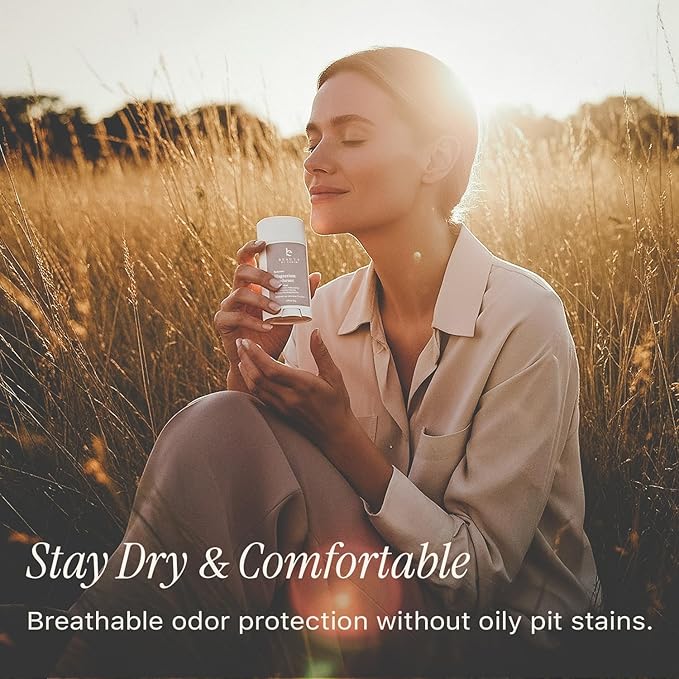 Aluminum Free Deodorant for Women – USA Made Natural Magnesium Deodorant with 55% Organic Ingredients Baking Soda Free Long-Lasting All-Day Odor Protection Non-Irritating for Kids &amp Sensitive S