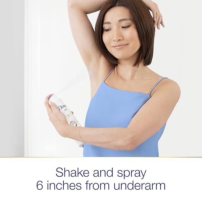 Dove Advanced Care Dry Spray Antiperspirant Deodorant Caring Coconut 3 Count &amp Dove Body Wash with Pump Deep Moisture For Dry Skin Moisturizing Skin Cleanser