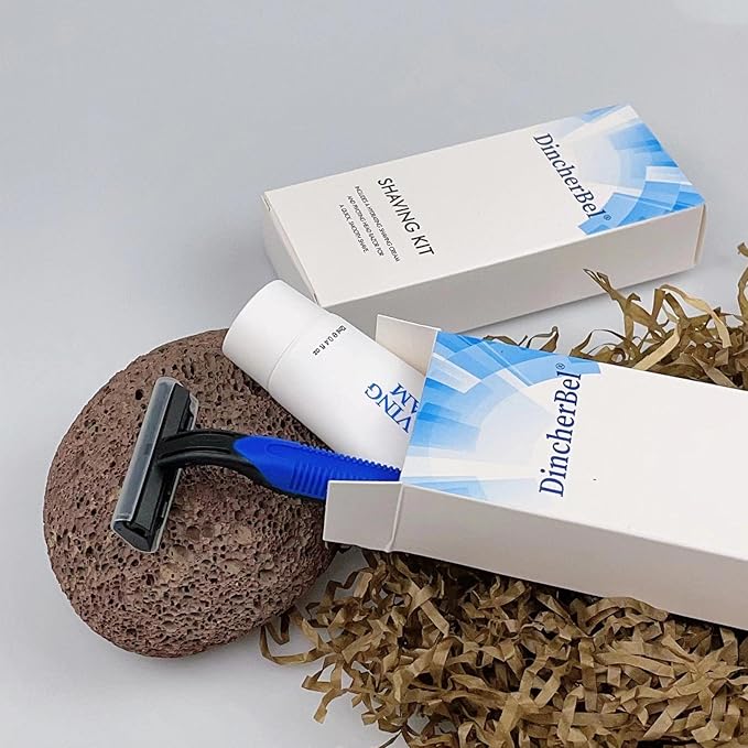 Shave Kit in Bulk Smooth Shave Disposable Razor and Cream(12g) Individually Wrapped Toiletries Amenities for Hotel Airbnb Homeless Shelter Camping and Travel (408 Pack)