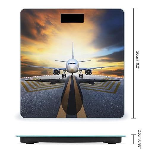 Backpack Airplane Scale for Body Weight Digital Bathroom Scale Precision Smart Weighing Scales with Clear LED Display Accurate High Precision Scales Weighing Machine