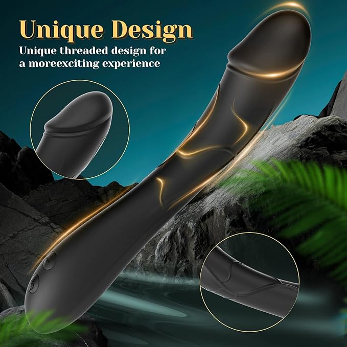 Heating Handheld Vibrating Massager -Clitioral Silent Relaxes Muscles 10 Modes Vibratorsmassager Electronic for Foot Or Neck Waterproo Personal for Adult Tools Couples Relaxation TR03 (Black)
