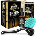Hair Growth Kit Biotin Hair Growth Oil Serum Hair Scalp Massager Helps absorb Hair Growth Oil Serum