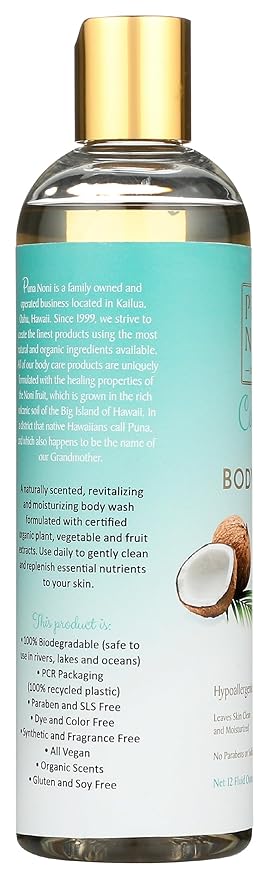 Puna Noni Coconut Cream Bodywash 12 Fz