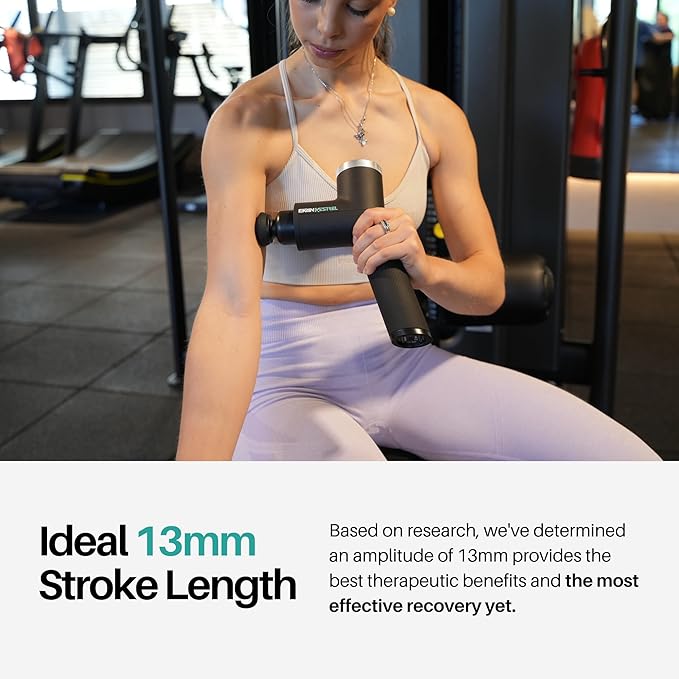 Ekrin Athletics Kestrel Massage Gun: Enhanced Precision &amp Comfort for Superior Muscle Recovery &amp Wellness | Relieve Sore Muscles and Stiffness
