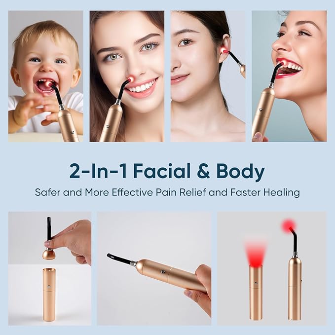 Red Light Therapy Device Portable Infrared &amp Red Light Therapy Wand Torch Lamp for Body Joints &amp Muscles