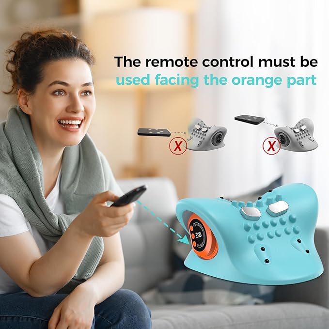 Neck Massager 2026 New Upgrade 3 in 1 Portable Massager with Heat &ampComfortable Stretching–Adjustable Intensity for Neck &amp Shoulder Relaxation at HomeOfficeTravel