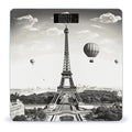 Paris Tower Scale for Body Weight Anti-Slip Digital Bathroom Scale Sturdy Toughened Glass Weighing Scales High Precision Safe Rounded Corners Smart Scales