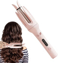 Rotating Barrel Curling Wand - Hair Curling Iron with Anti Scald Features Hair Curler Wand | Automatic Curling Tool with 4 Temperature Levels Perfect for Achieving Stunning Curls and Waves with Ease