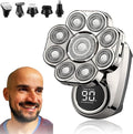 9.0 Shaver Pro Head Shaver Full-Body Shaving Made Simple – Head Face Body &amp Below The Waist (Silver-Set)