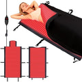 2570 LEDs Dual Full Body Red Light Therapy Mat Red Light Therapy Blanket 2570pcs 2in1 LEDs(660nm&amp 850nm) Premium Leather Adjustable Timer &amp Intensity