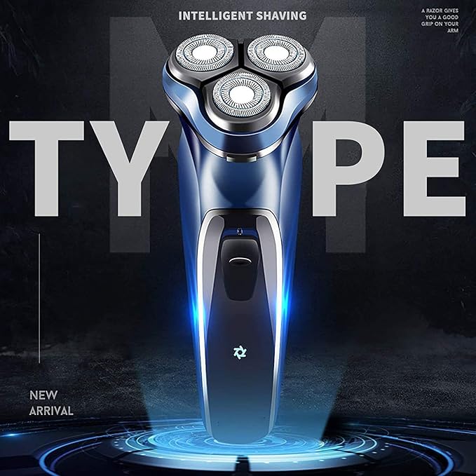 NCRD Electric Shavers for Men Mens Electric RazorDry Wet Waterproof Man ShaverPortable Facial Cordless Shaver Travel USB Rechargeable for Face Shaving Husband Dad
