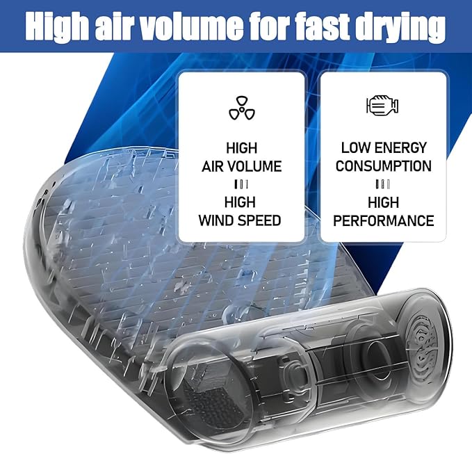 Full Body DryerBody Dryer After ShowerBody Hair Dryer with Sensor and Weight ScaleNatural Warm Air Wind and Cool WindWaterproof Without-Scales