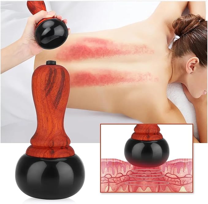 Hot Stone Electric Massager Electric Gua Sha Massager Bian Stone Guasha Tool Massage Basalt Hot Stones with Heater Kit for Massage Home SPA Relaxation Treatment Pain Relief