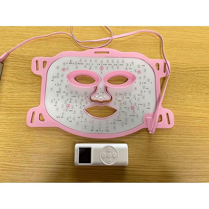 Red Light for FaceRed Light Mask For Face And Neck Women Heated Infrared Face MaskAnti-Aging InfraredLED 940nm IRa