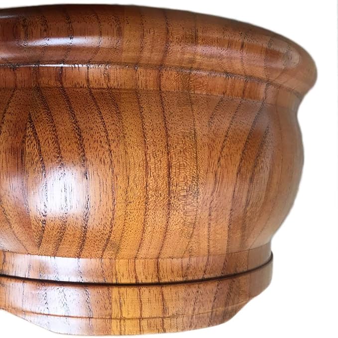 Foot Tub Wooden Foot Basin Foot Bath Barrel Fir Foot Barrel Thickened Ear Design Suitable For Families Massage Rooms Hotels Etc.40x27x32cm foot Bath Wooden Bucket Foot Spa Household Wash Ba